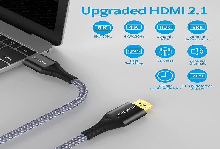 HONGDAK 8K HDMI Cable 2