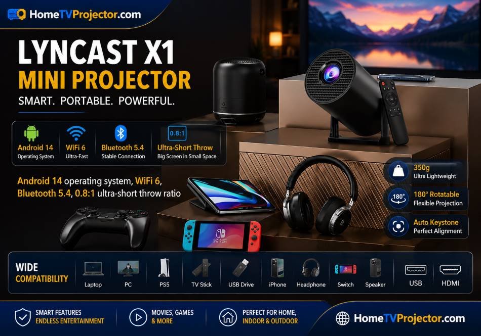 Lyncast X1 Mini Projector